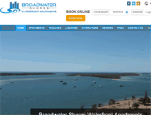 Tablet Screenshot of broadwatershores.com.au